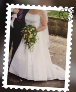 Brautkleid, Hochzeitskleid, Marke Lohrengel, weiß, Größe 46, - Bild 1 von 10