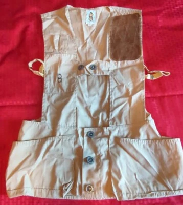 Chaleco de Colección Bob Allen Cuero Borde Pistola Tiro Para Hombre M Des Moines Iowa Leer Foto 1 de 4