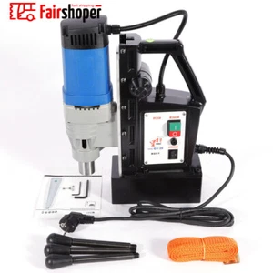 Portable Magnetic Drilling Machine Industrial Drill Stand Mag Drill 13800N 1680W - Picture 1 of 9