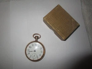 Antique WALTHAM 18S 17J GRADE P.S. BARTLETT OPEN FACE POCKET WATCH Scenic Case - Picture 1 of 9