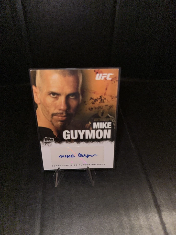 2010 Topps UFC Series 4 Fighter Auto Mike Guymon #FA-MG 1st Rookie Auto RC - Image 1 of 4