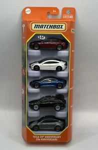 MATCHBOX TESLA 20TH ANNIVERSARY 5-PACK 2024 - Picture 1 of 9
