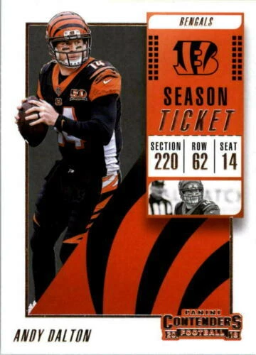 2018 Panini Contenders - ANDY DALTON #78 base - Cincinnati Bengals 🏈 - Image 1 of 1