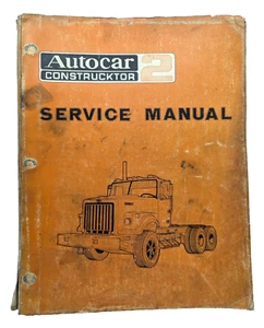 Manuale riparazione servizio officina camion Autocar White Construcktor 2 - Foto 1 di 9