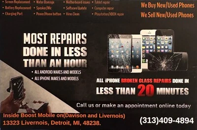 WE FIX ALL PHONES!!! SAME DAY SCREEN REPAIRS! - Image 1 of 2