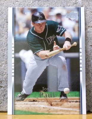 BASEBALL CARD UPPER DECK 2007 TAMPA BAY DEVIL RAYS CATCHER JOSH PAUL - Image 1 of 2