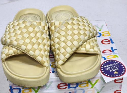 Jordan Sophia sandali slide squadra oro alabastro bianco donna taglia 10 DO8863 701