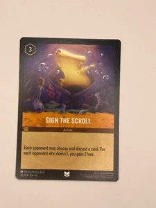 Disney Lorcana Ursula's Return Sign the Scroll 30/204 Non Foil Little Mermaid - Picture 1 of 2