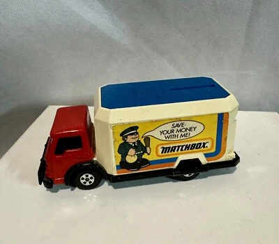Vintage Matchbox Superkings K-88 Money Box 1985 Save Your Money With Me Lorry - Image 1 of 4