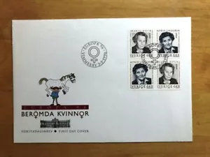 Sweden 1996 Europa Cept FDC famous women - Picture 1 of 1