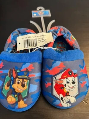 NWT! Paw Patrol Boys Size 5/6 Toddler Slippers - Image 1 of 2