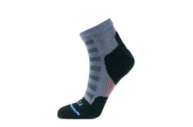 Fits Micro Light Runner Quarter Sock, Steel Blue, M - Image 1 of 1