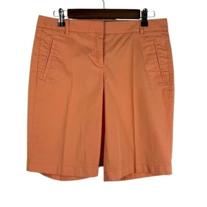J. Crew Stretch Dress Shorts Women's 6 Orange - Picture 1 of 8