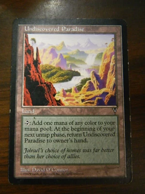MTG Magic The Gathering Visions Undiscovered Paradise (1996) LP - Excellent - Image 1 of 2