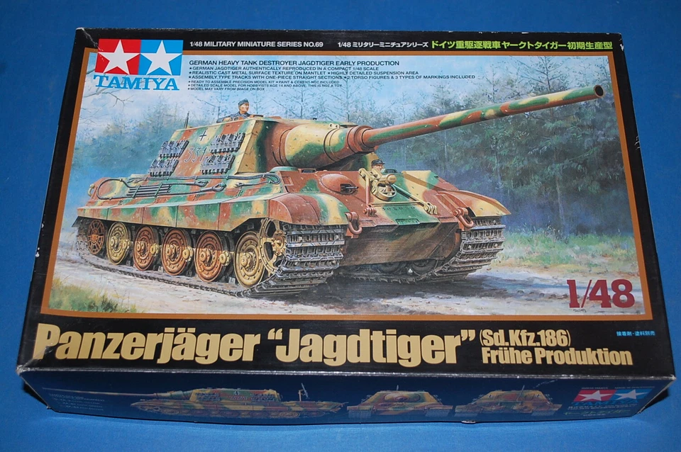Tamiya 32569 - Panzerjager "Jagdtiger" (Sd.Kfz.186)    scala 1/48 - Immagine 1 di 1