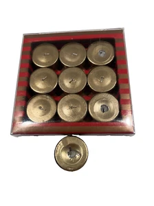 9er Set (meist) neue goldene Teelichtkerzen plus 1 extra - Bild 1 von 3