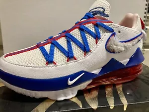 Nike LeBron 17 Low Tune Squad Men's Size 7 Space jam New White Blue Red 2020 - Picture 1 of 7