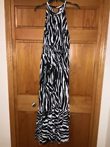 Neu mit Etikett langes Calvin Klein Zebra Kleid Größe 14 von Macy’s - Bild 1 von 10
