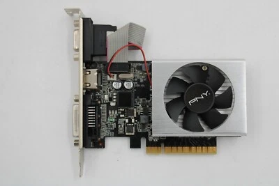 PNY NVidia GeForce GT710 1GB GDDR3 DVI HDMI Video Graphics Card VCGGT710XPB - Image 1 of 4