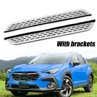 2PCS Running Boards Fit for Subaru XV Crosstrek GT 2018-2022 Nerf Bars Side Step - Image 1 of 4