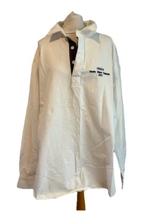 Weißes Rugby Shirt Front Row Gr. XL Langarm Kragen Baumwolle Herren "  - Bild 1 von 12