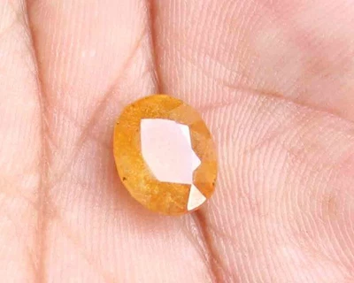 Piedra preciosa suelta de corte zafiro amarillo natural con forma de octágono de 5,00 quilates 8,5*11 mm Foto 1 de 2