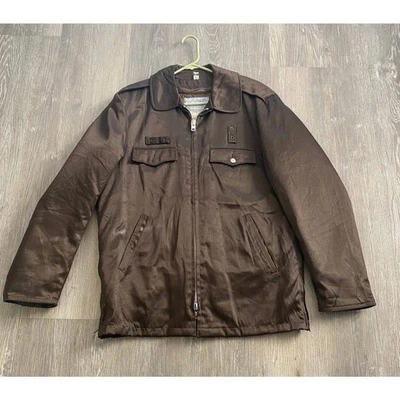 Vintage Brown Tufnyl by Blauer Men Weather Resistant Brown Jacket Coat Sz42L VTG - Image 1 of 4