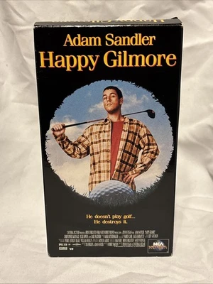 Happy Gilmore VHS VCR Video Tape Used Movie Adam Sandler - Image 1 of 4