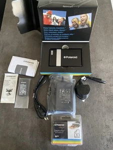 Polaroid PoGo Instant Mobile Printer Zink Zero Ink Tech + Power Supply - Black - Picture 1 of 8
