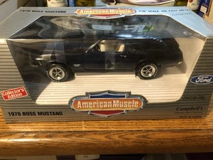 Ertl Limited Edition 1970 Ford Mustang Boss 429 schwarz Maßstab 1:18 neuwertig in Box - Bild 1 von 6