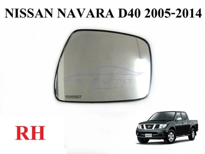 RIGHT SIDE VIEW WING MIRROR GLASS FOR NISSAN FRONTIER NAVARA D40 ST-X 2005-2014 - Image 1 of 4