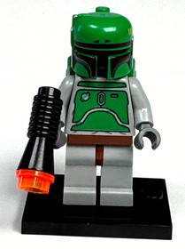 Vintage LEGO Star Wars Boba Fett Minifigure &ndash; Classic Grays 4476 Slave I