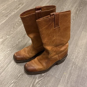 FRYE Vintage 70’s Black Label, Campus Boot, Square Toe, Distressed Made In USA - Bild 1 von 17