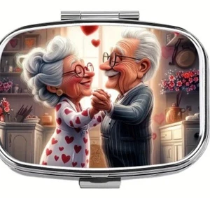 PILL DOSE - SCHMUCK ORGANISER - REISE - GRANNIES EDITION - Picture 1 of 4