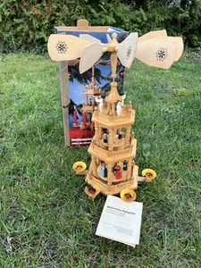 weihnachtspyramide Holz 3 stöckig 44cm Pyramide Weihnachten - Bild 1 von 13