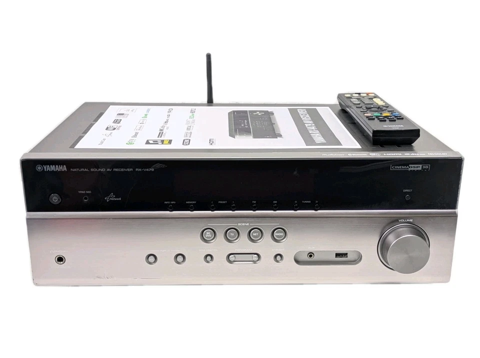 Yamaha RX-V479 5.1 MusicCast AV Receiver HDMI 4K AirPlay Bluetooth WLAN Spotify  - Bild 1 von 4