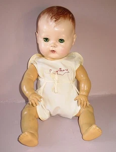 1955 AC ~ 15" Tiny Tears Doll ~ W Original Romper - Picture 1 of 9