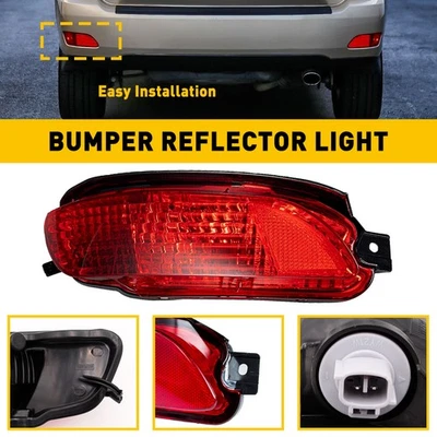 Rear Bumper Light Left Reflector Lamp For Lexus RX300 RX330 RX350 RX400h 03-09 E - Image 1 of 4