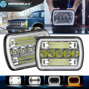 5x7"7x6"LED Headlights DRL for Ford F150 F250 F350 Ranger 1976-1986 Hi Lo Beam - Picture 1 of 12