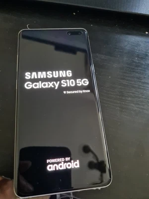 Samsung Galaxy S10 Plus 5G Smartphone 256GB Crown Silver Unlocked, Single SIM - Image 1 of 4