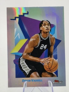 2024-25 Topps Finest Basketball - Devin Vassell #187 refractor poco común - Imagen 1 de 2