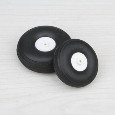 4x Modell Flugzeug Reifen & Rad für RC Auto Flugzeug Ersatzteile Rad - Bild 1 von 4