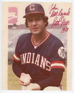 Autographed Photo of Indians Rick Wise