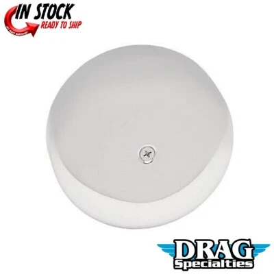 Limpador de ar redondo Drag Specialties DS-288903 cromado 7" 90-17 CV carb ou Delphi - Imagem 1 de 4