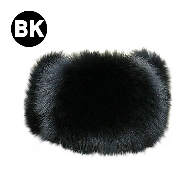 Hombres Invierno Imitación Piel de Zorro Sombrero Ushanka Gorras Cosaco Ruso Trampero Nieve Esquí Guerra Foto 1 de 4