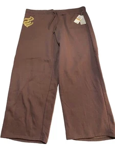 Rocawear Women’s Cropped Wide Leg Sweatpants Plus Sz 3X Jay-Z Y2K Hip Hop New - Picture 1 of 7