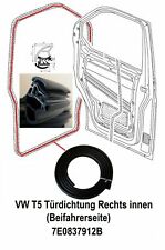 Produktbild - Für VW Volkswagen Transporter T5 Türdichtung Rechts (Beifahrerseite) 7E0837912B