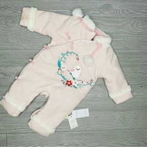 Nwt nannan bao baby outfit kimono style one piece winter jumper outfit snow suit - Picture 1 of 9
