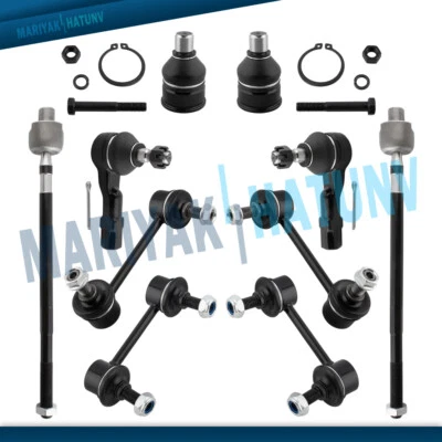 Kit de barra estabilizadora de suspensión delantera y trasera de 10 piezas para sonda Ford Mazda 626 MX-6 Foto 1 de 4