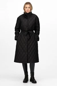 PREMIUM QUALITY REGATTA CLARELLA INSULATED QUILTED JACKET BLACK SIZE 16 - Picture 1 of 4